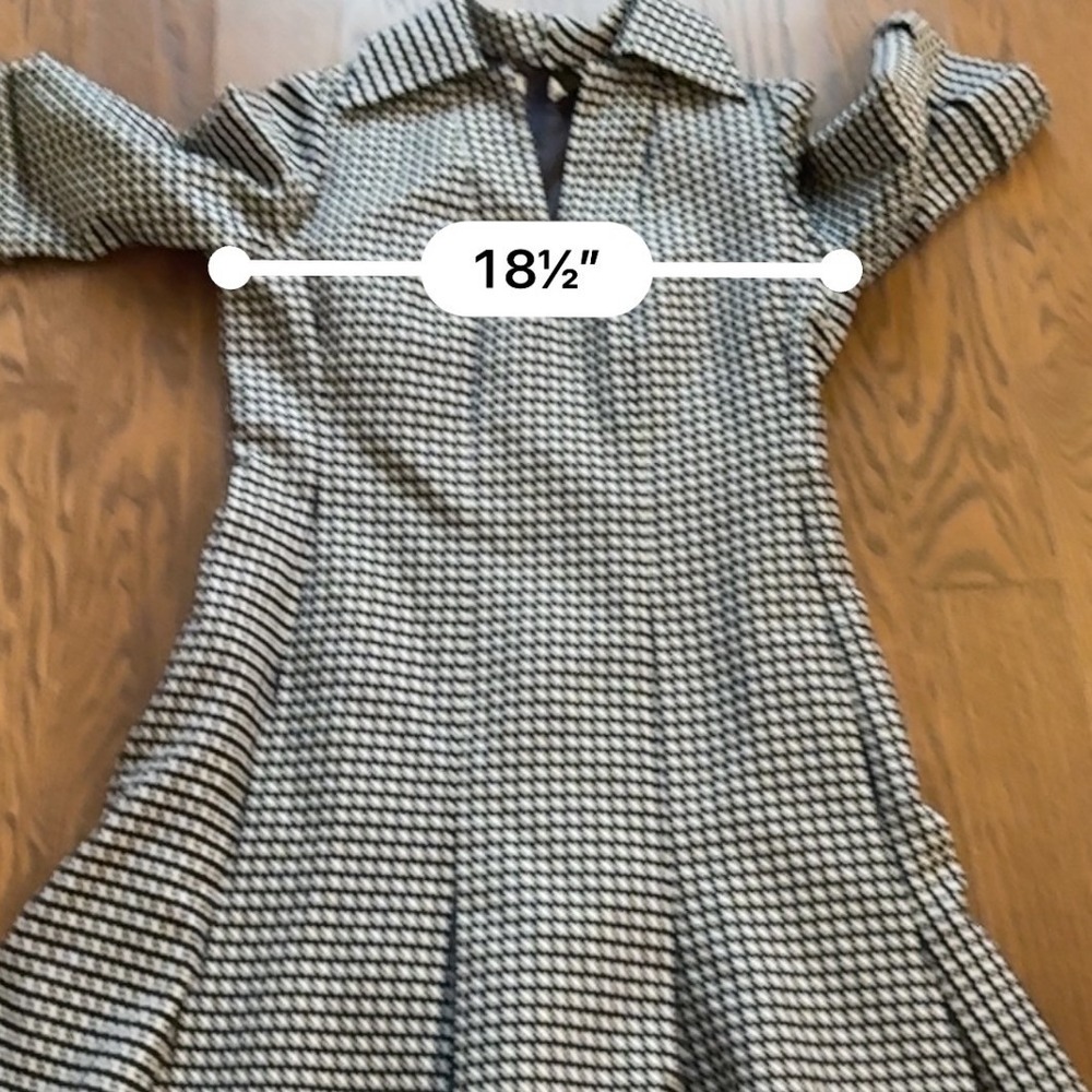 VTG 1960s Helga Marshall Field & Co 28 Shop Jacquard Fit and Flare Dress Sz 6 - Picture 3 of 11